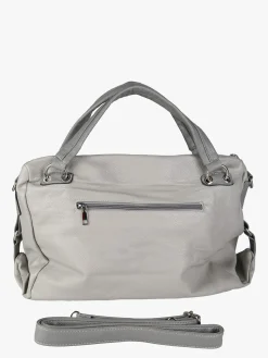 Solada Borsa hobo da donna con doppi manici - grigio chiaro