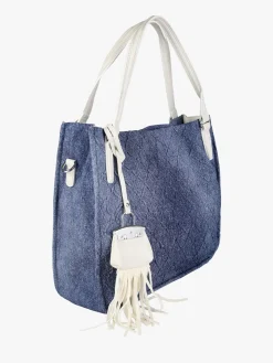 Solada Borsa hobo da donna con doppi manici - grigio chiaro