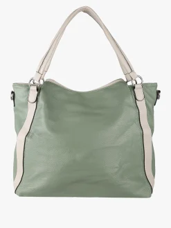 Solada Borsa hobo da donna con doppi manici - grigio chiaro