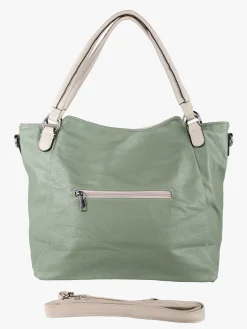Solada Borsa hobo da donna con doppi manici - grigio chiaro