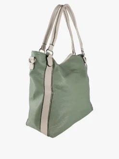 Solada Borsa hobo da donna con doppi manici - grigio chiaro