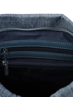 Solada Borsa hobo da donna con doppi manici - blu scuro