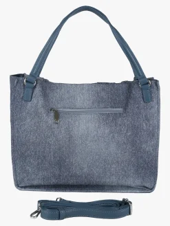 Solada Borsa hobo da donna con doppi manici - blu scuro