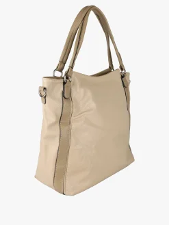 Solada Borsa hobo da donna con doppi manici - taupe