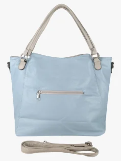 Solada Borsa hobo da donna con doppi manici - azzurro