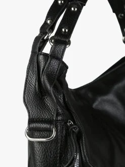 Solada Borsa hobo da donna in ecopelle - nero