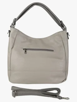 Solada Borsa hobo da donna in ecopelle - grigio chiaro