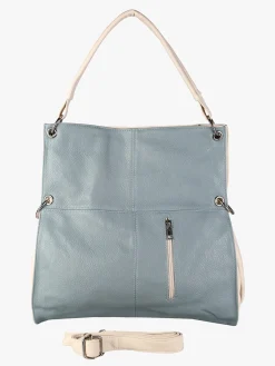 Solada Borsa hobo da donna in ecopelle - bianco