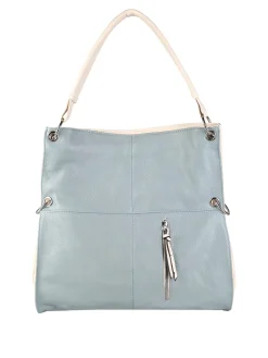 Solada Borsa hobo da donna in ecopelle - blu