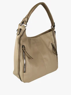 Solada Borsa hobo da donna in ecopelle - taupe