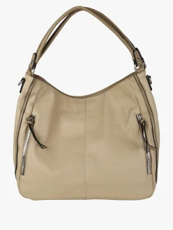 Solada Borsa hobo da donna in ecopelle - taupe