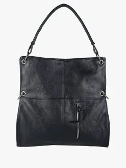 Solada Borsa hobo da donna in ecopelle - blu scuro