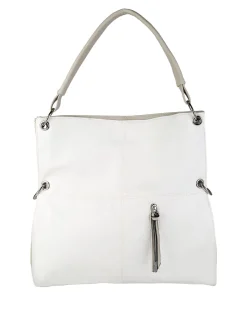 Solada Borsa hobo da donna in ecopelle - bianco