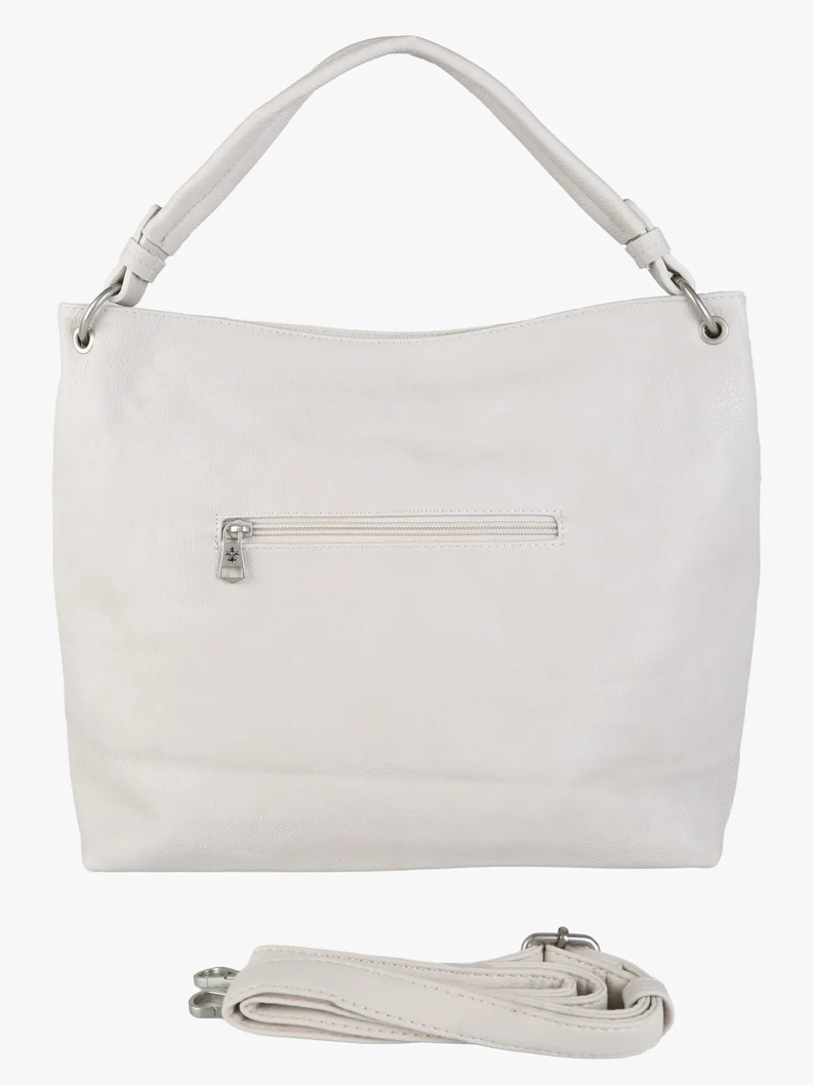 Solada Borsa hobo da donna in ecopelle - beige