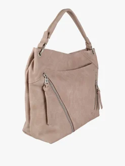 Solada Borsa hobo da donna in ecopelle - apricot