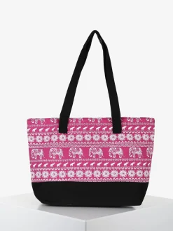 Solada Borsa in tessuto con stampe