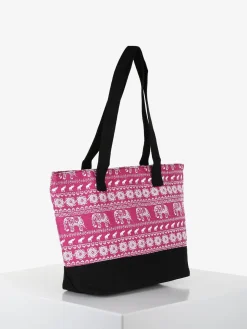 Solada Borsa in tessuto con stampe