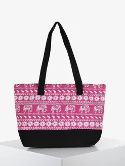 Solada Borsa in tessuto con stampe