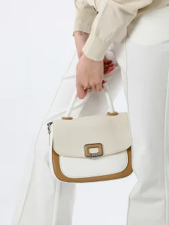 Solada Borsa mini da donna colorata - panna
