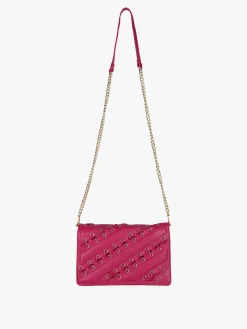 Solada Borsa rigida a tracolla con manico a catena - fucsia
