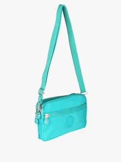 Solada Borsetta a tracolla rettangolare da donna in nylon - blu