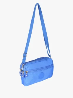Solada Borsetta a tracolla rettangolare da donna in nylon - blu