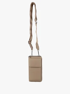 Solada Borsetta portafoglio a tracolla con porta telefono - beige
