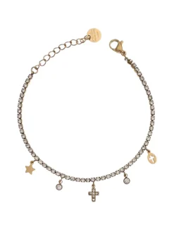 Solada Bracciale donna in acciaio con pendenti