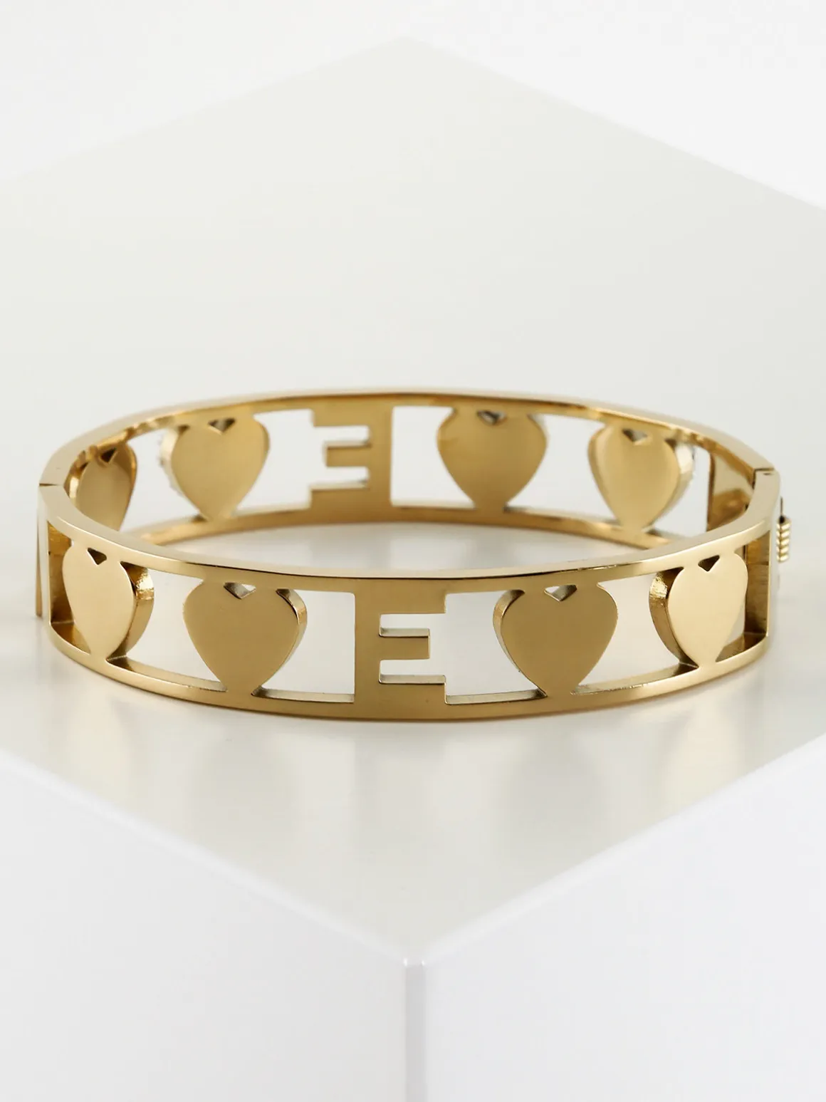 Solada Bracciale rigido iniziale "E"