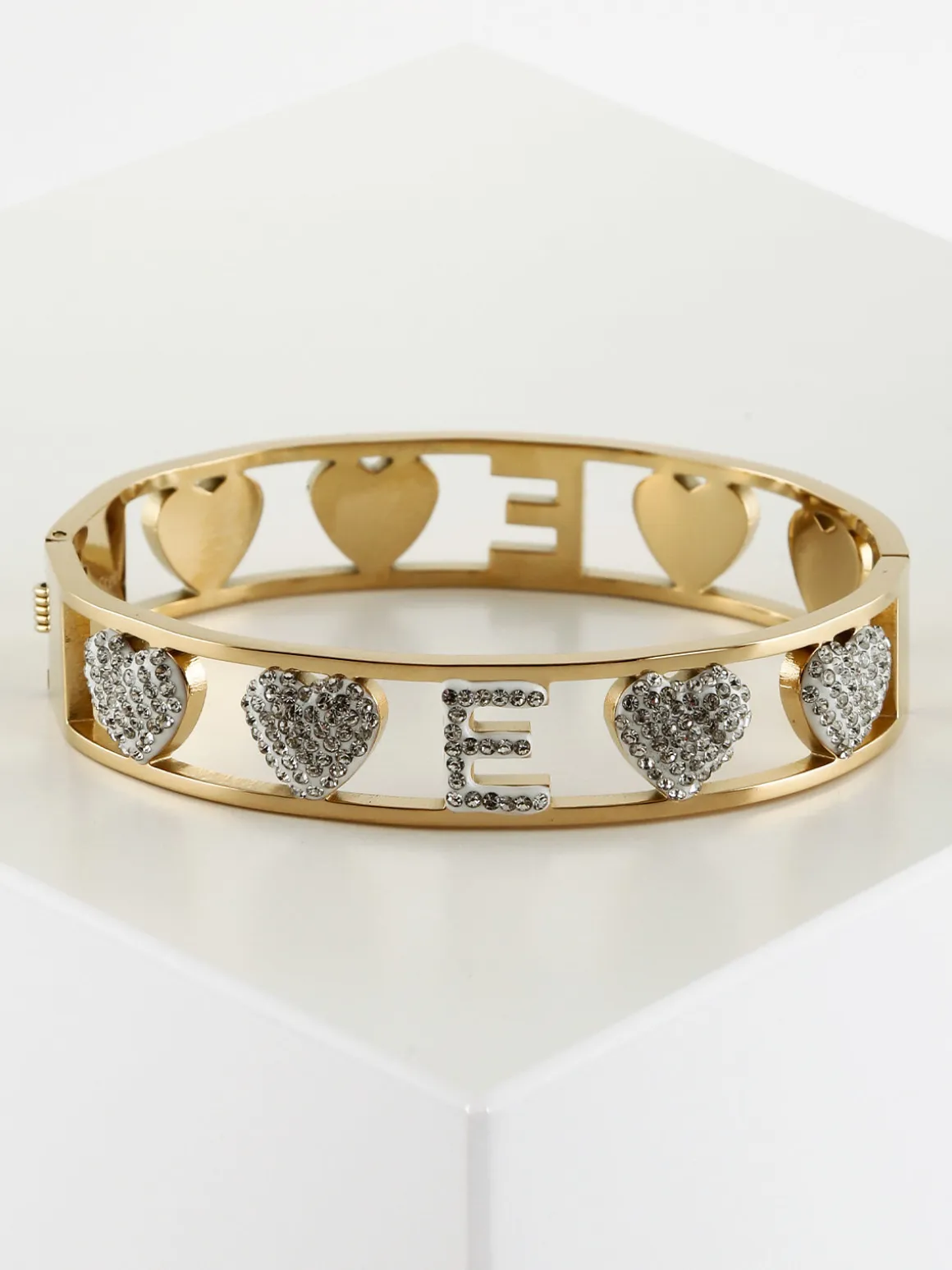 Solada Bracciale rigido iniziale "E"