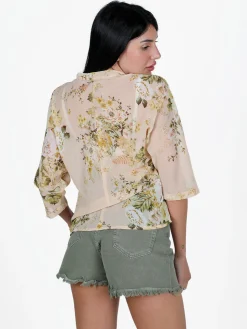 Solada Camicetta donna velata con scollo V