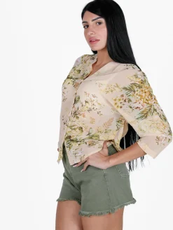 Solada Camicetta donna velata con scollo V