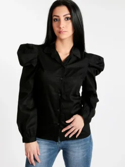 Solada Camicia classica con maniche a sbuffo