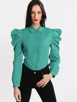 Solada Camicia classica con maniche a sbuffo