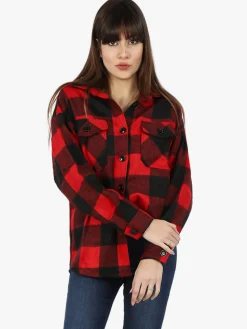 Solada Camicia da donna a quadri in flanella