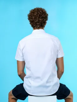 Solada Camicia da uomo a maniche corte - bianco