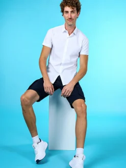 Solada Camicia da uomo a maniche corte - bianco