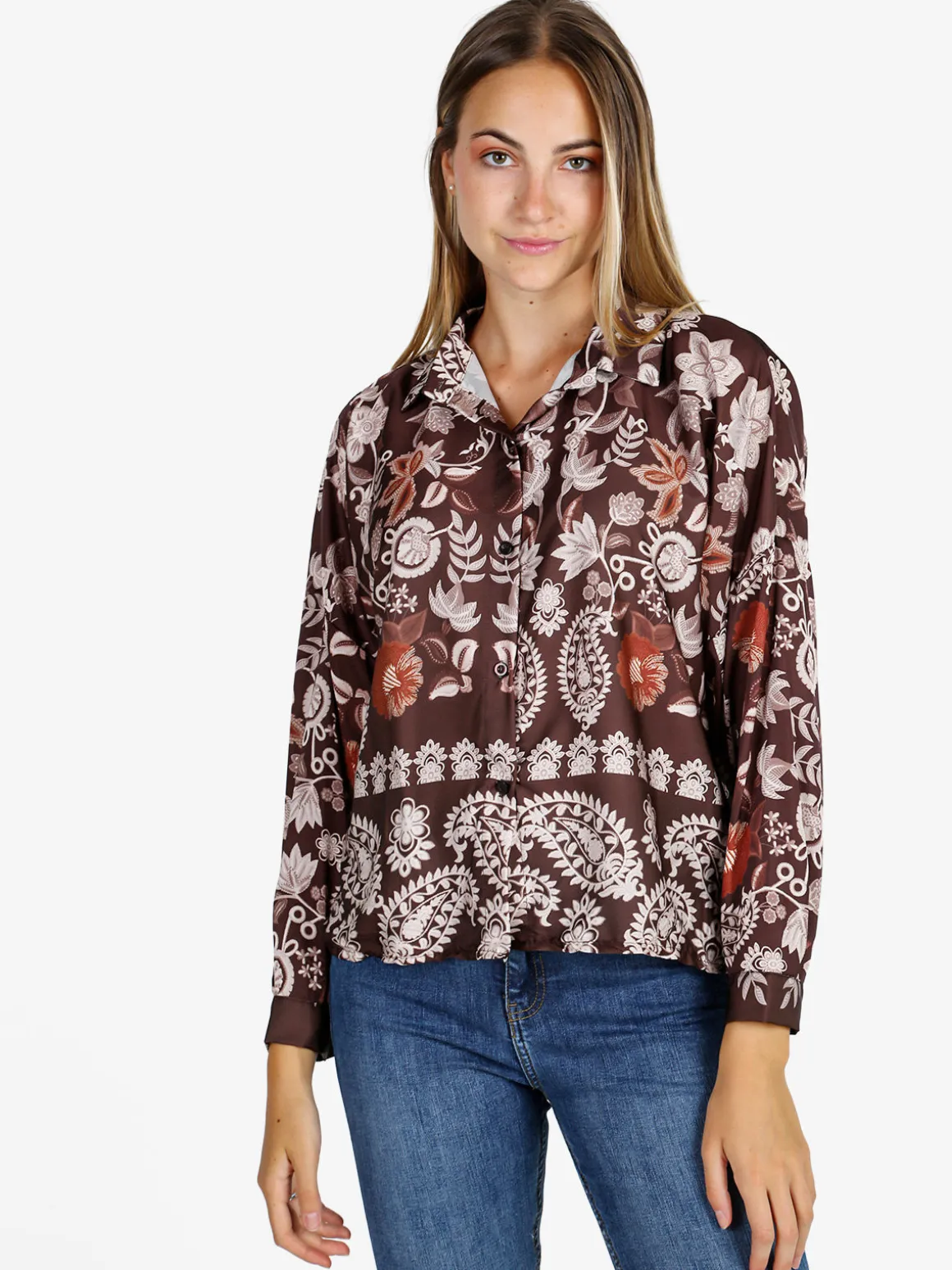 Solada Camicia donna a fantasia - moro