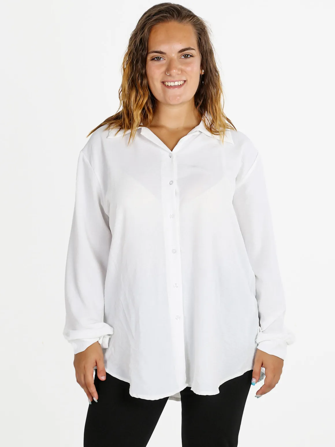 Solada Camicia donna a maniche lunghe - bianco