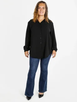 Solada Camicia donna a maniche lunghe - nero