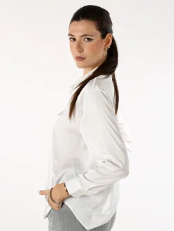 Solada Camicia donna a maniche corte in viscosa - moro