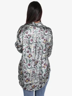 Solada Camicia donna a maniche lunghe con stampa disegni