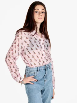 Solada Camicia donna a maniche lunghe con stampe