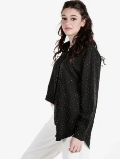 Solada Camicia donna a maniche lunghe con piccole borchie