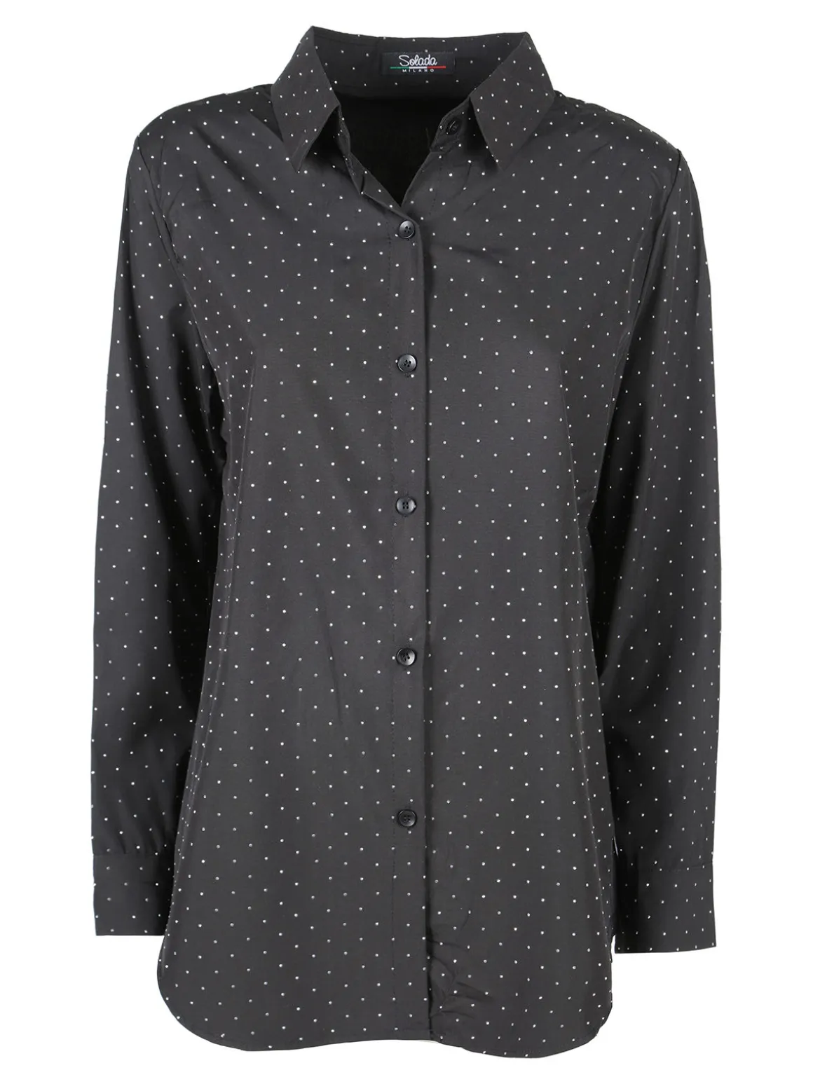 Solada Camicia donna a maniche lunghe con piccole borchie