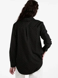 Solada Camicia donna a maniche lunghe con piccole borchie