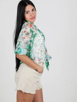 Solada Camicia donna a maniche lunghe con stampe