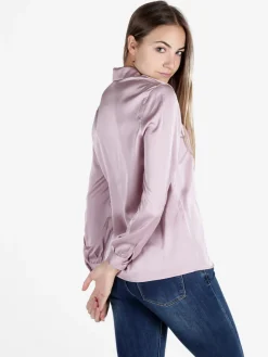 Solada Camicia donna a maniche lunghe effetto raso
