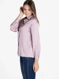 Solada Camicia donna a maniche lunghe effetto raso