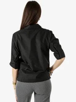 Solada Camicia donna con maniche a 3/4 - nero